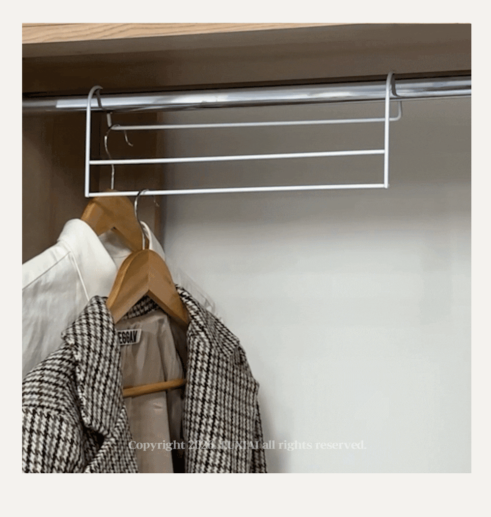 3배 공간활용 압축 옷걸이 2colors 옷장 공간활용 상세 이미지 5